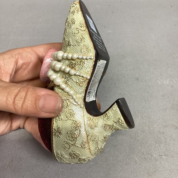 Vintage Russ Berrie Mini Ladies Victorian Shoe Pin Cushion #100079 - Picture 8 of 10